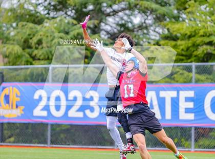 Thumbnail 3 in St. Vincent de Paul vs St. Helena (D1 Bound Academy 7 on 7 Tournament) photogallery.