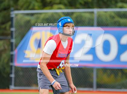 Thumbnail 1 in St. Vincent de Paul vs St. Helena (D1 Bound Academy 7 on 7 Tournament) photogallery.