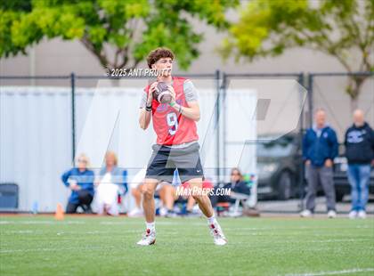 Thumbnail 3 in St. Vincent de Paul vs St. Helena (D1 Bound Academy 7 on 7 Tournament) photogallery.