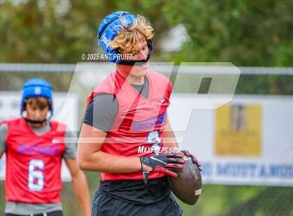 Thumbnail 1 in St. Vincent de Paul vs St. Helena (D1 Bound Academy 7 on 7 Tournament) photogallery.