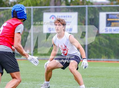 Thumbnail 3 in St. Vincent de Paul vs St. Helena (D1 Bound Academy 7 on 7 Tournament) photogallery.