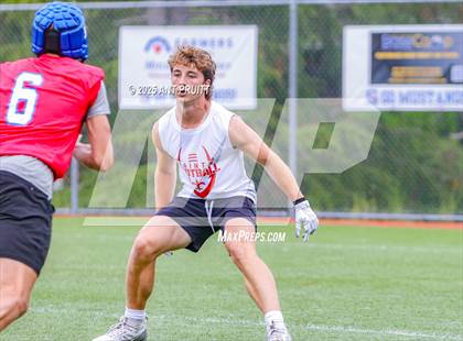 Thumbnail 2 in St. Vincent de Paul vs St. Helena (D1 Bound Academy 7 on 7 Tournament) photogallery.