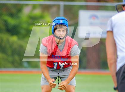 Thumbnail 2 in St. Vincent de Paul vs St. Helena (D1 Bound Academy 7 on 7 Tournament) photogallery.