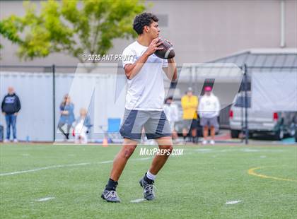 Thumbnail 2 in St. Vincent de Paul vs St. Helena (D1 Bound Academy 7 on 7 Tournament) photogallery.