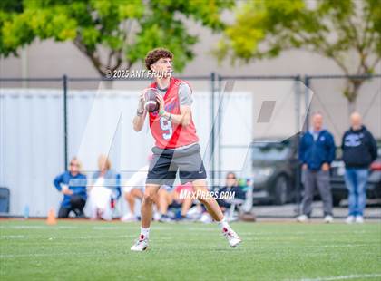 Thumbnail 1 in St. Vincent de Paul vs St. Helena (D1 Bound Academy 7 on 7 Tournament) photogallery.