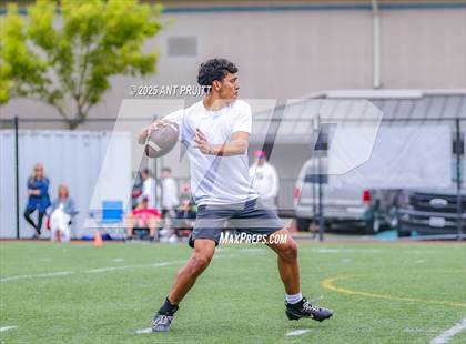 Thumbnail 1 in St. Vincent de Paul vs St. Helena (D1 Bound Academy 7 on 7 Tournament) photogallery.