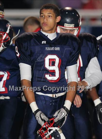 Thumbnail 3 in Rodriguez @ Pleasant Grove (CIF SJS D1 Playoffs) photogallery.