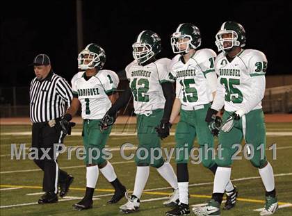 Thumbnail 2 in Rodriguez @ Pleasant Grove (CIF SJS D1 Playoffs) photogallery.