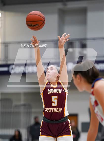 Thumbnail 1 in Gibson Southern vs. Silver Creek (Sneakers for Santa Shootout) photogallery.