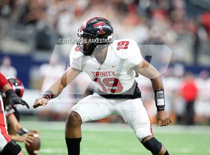 Thumbnail 3 in Duncanville vs. Trinity (UIL 6A Division 1 Region 1 Area) photogallery.