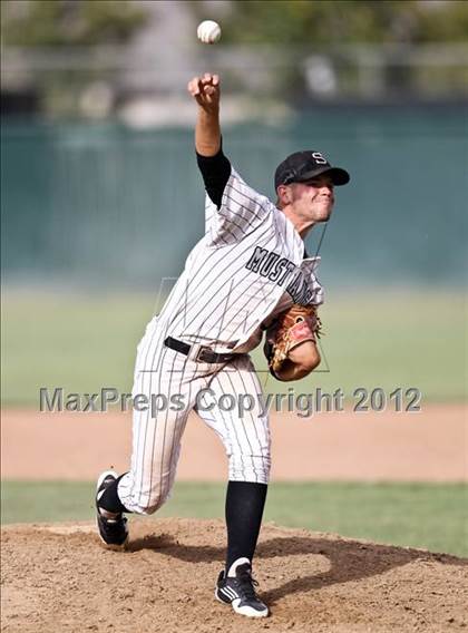 Thumbnail 1 in Buchanan vs. Stockdale (CIF CS Playoffs) photogallery.