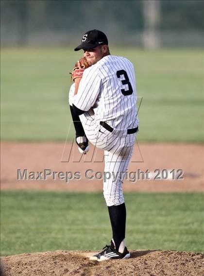 Thumbnail 1 in Buchanan vs. Stockdale (CIF CS Playoffs) photogallery.