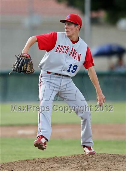 Thumbnail 1 in Buchanan vs. Stockdale (CIF CS Playoffs) photogallery.