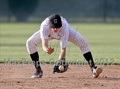 Thumbnail 1 in Buchanan vs. Stockdale (CIF CS Playoffs) photogallery.