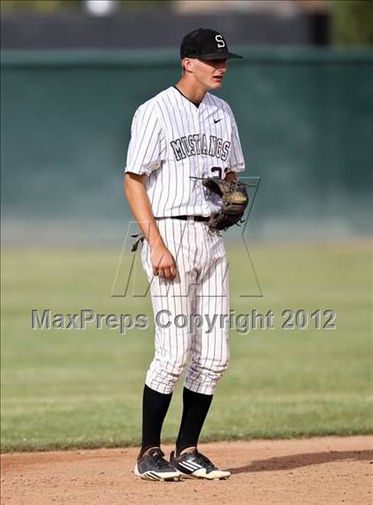 Thumbnail 2 in Buchanan vs. Stockdale (CIF CS Playoffs) photogallery.