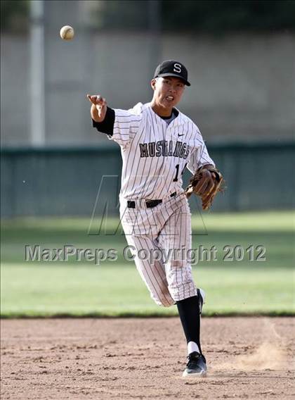 Thumbnail 2 in Buchanan vs. Stockdale (CIF CS Playoffs) photogallery.