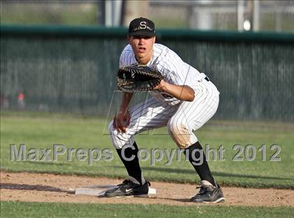 Thumbnail 2 in Buchanan vs. Stockdale (CIF CS Playoffs) photogallery.