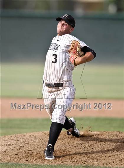 Thumbnail 1 in Buchanan vs. Stockdale (CIF CS Playoffs) photogallery.