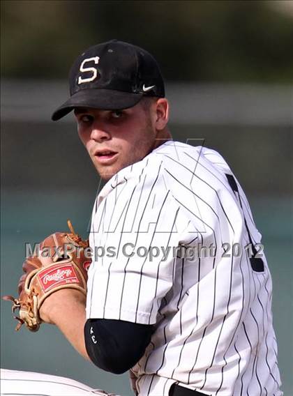 Thumbnail 1 in Buchanan vs. Stockdale (CIF CS Playoffs) photogallery.