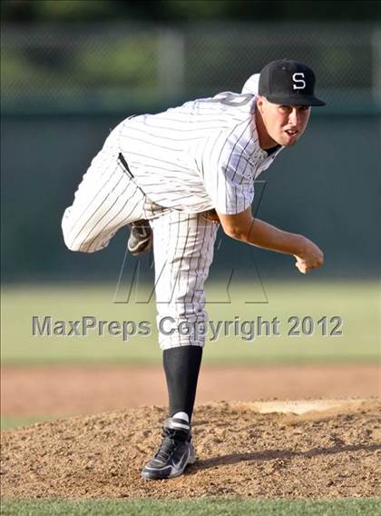 Thumbnail 1 in Buchanan vs. Stockdale (CIF CS Playoffs) photogallery.