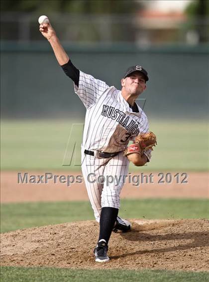 Thumbnail 2 in Buchanan vs. Stockdale (CIF CS Playoffs) photogallery.