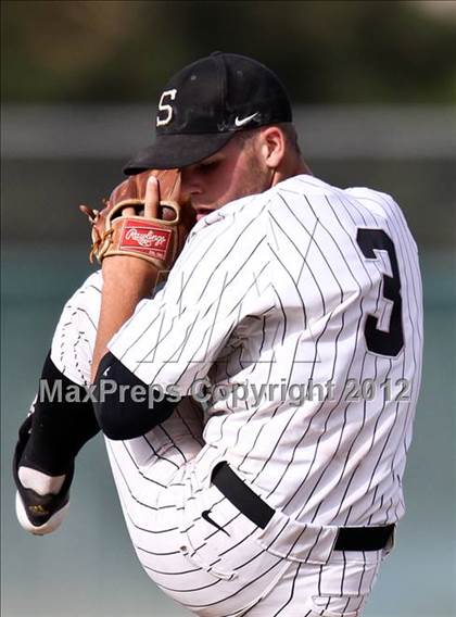Thumbnail 2 in Buchanan vs. Stockdale (CIF CS Playoffs) photogallery.