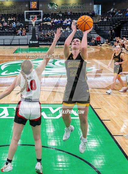 Thumbnail 3 in Emery vs Grantsville (UHSAA 3A Semifinal) photogallery.