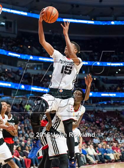Thumbnail 1 in 2015 McDonald's All-American Boys Game photogallery.