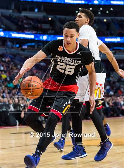 Thumbnail 1 in 2015 McDonald's All-American Boys Game photogallery.