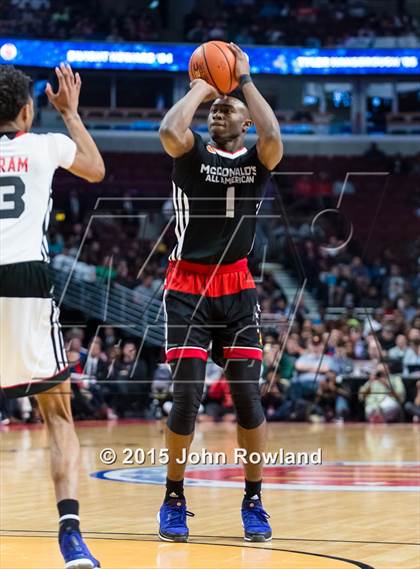 Thumbnail 3 in 2015 McDonald's All-American Boys Game photogallery.