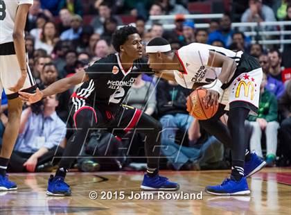 Thumbnail 2 in 2015 McDonald's All-American Boys Game photogallery.