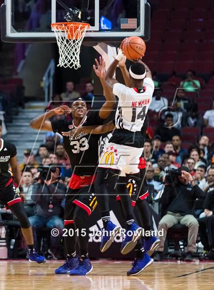 Thumbnail 3 in 2015 McDonald's All-American Boys Game photogallery.