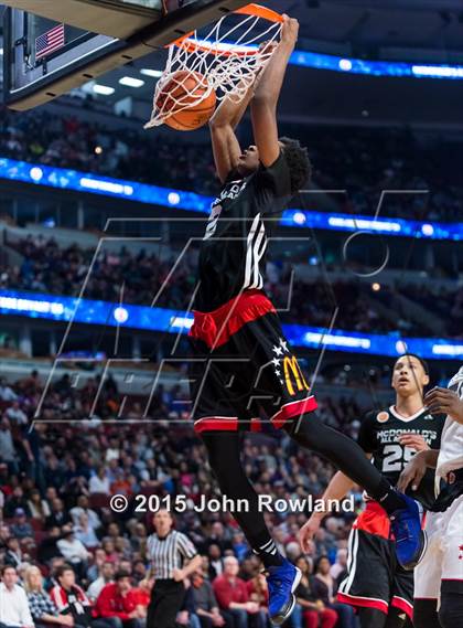 Thumbnail 3 in 2015 McDonald's All-American Boys Game photogallery.