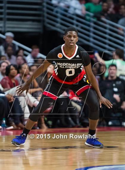 Thumbnail 3 in 2015 McDonald's All-American Boys Game photogallery.