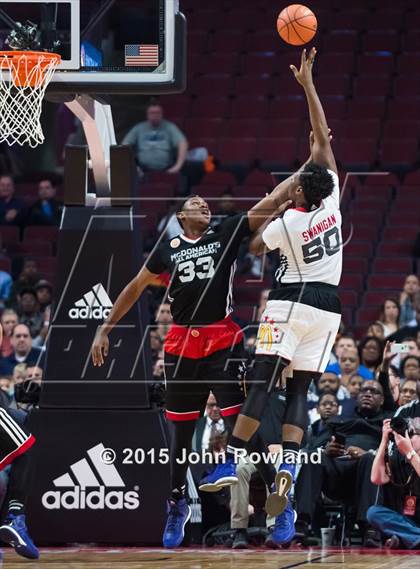 Thumbnail 2 in 2015 McDonald's All-American Boys Game photogallery.