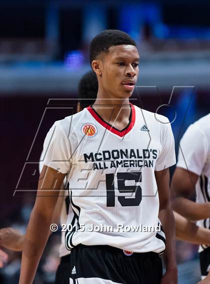 Thumbnail 3 in 2015 McDonald's All-American Boys Game photogallery.