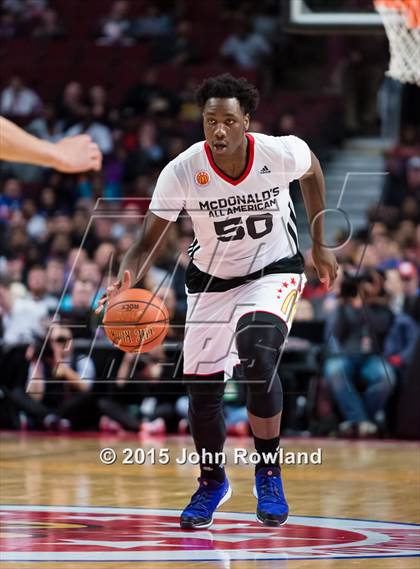 Thumbnail 3 in 2015 McDonald's All-American Boys Game photogallery.