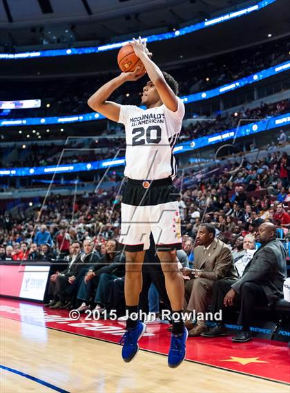 Thumbnail 2 in 2015 McDonald's All-American Boys Game photogallery.