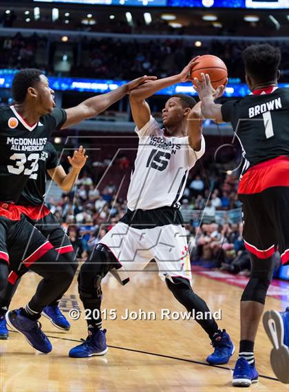 Thumbnail 1 in 2015 McDonald's All-American Boys Game photogallery.