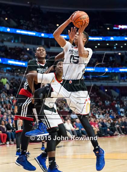 Thumbnail 3 in 2015 McDonald's All-American Boys Game photogallery.