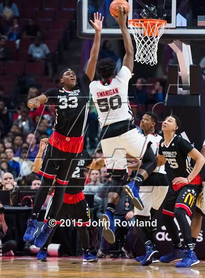 Thumbnail 2 in 2015 McDonald's All-American Boys Game photogallery.