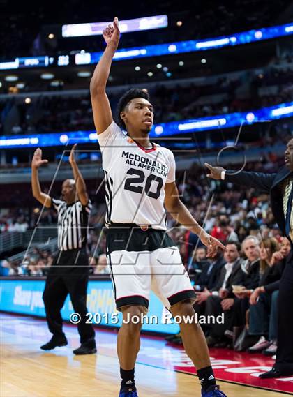 Thumbnail 1 in 2015 McDonald's All-American Boys Game photogallery.