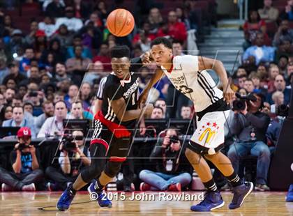 Thumbnail 2 in 2015 McDonald's All-American Boys Game photogallery.