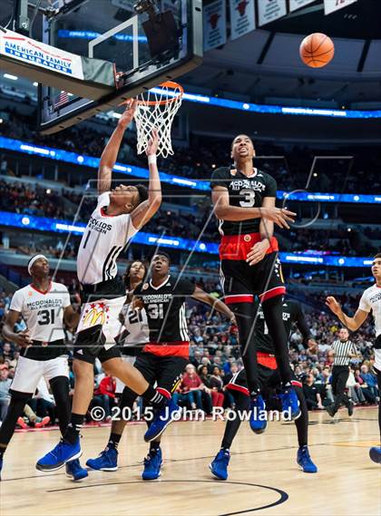 Thumbnail 2 in 2015 McDonald's All-American Boys Game photogallery.