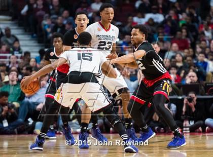 Thumbnail 1 in 2015 McDonald's All-American Boys Game photogallery.