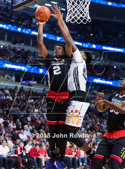 Thumbnail 2 in 2015 McDonald's All-American Boys Game photogallery.