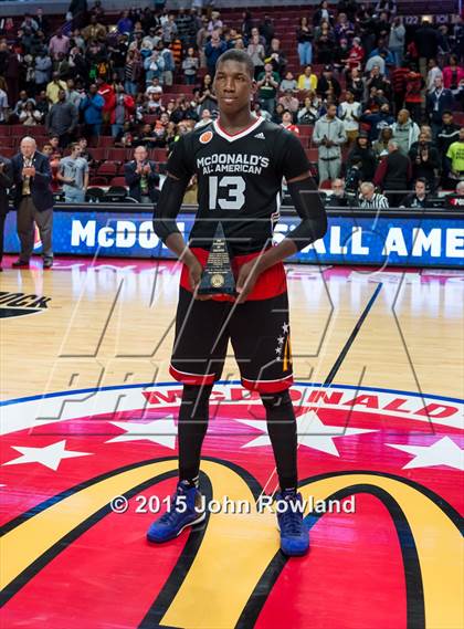Thumbnail 3 in 2015 McDonald's All-American Boys Game photogallery.