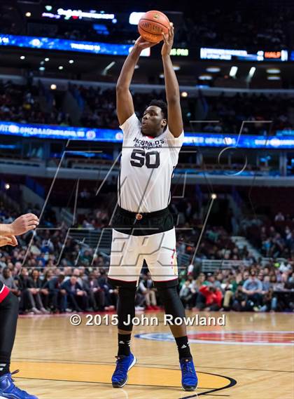 Thumbnail 2 in 2015 McDonald's All-American Boys Game photogallery.