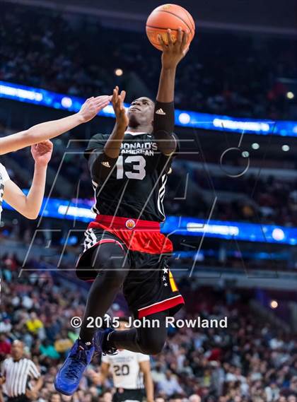 Thumbnail 3 in 2015 McDonald's All-American Boys Game photogallery.