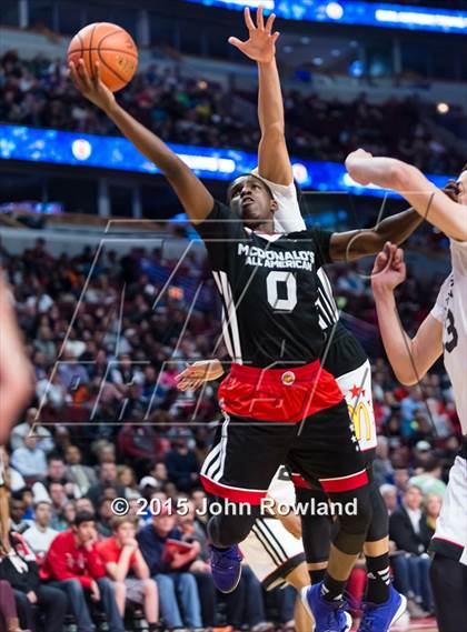 Thumbnail 3 in 2015 McDonald's All-American Boys Game photogallery.